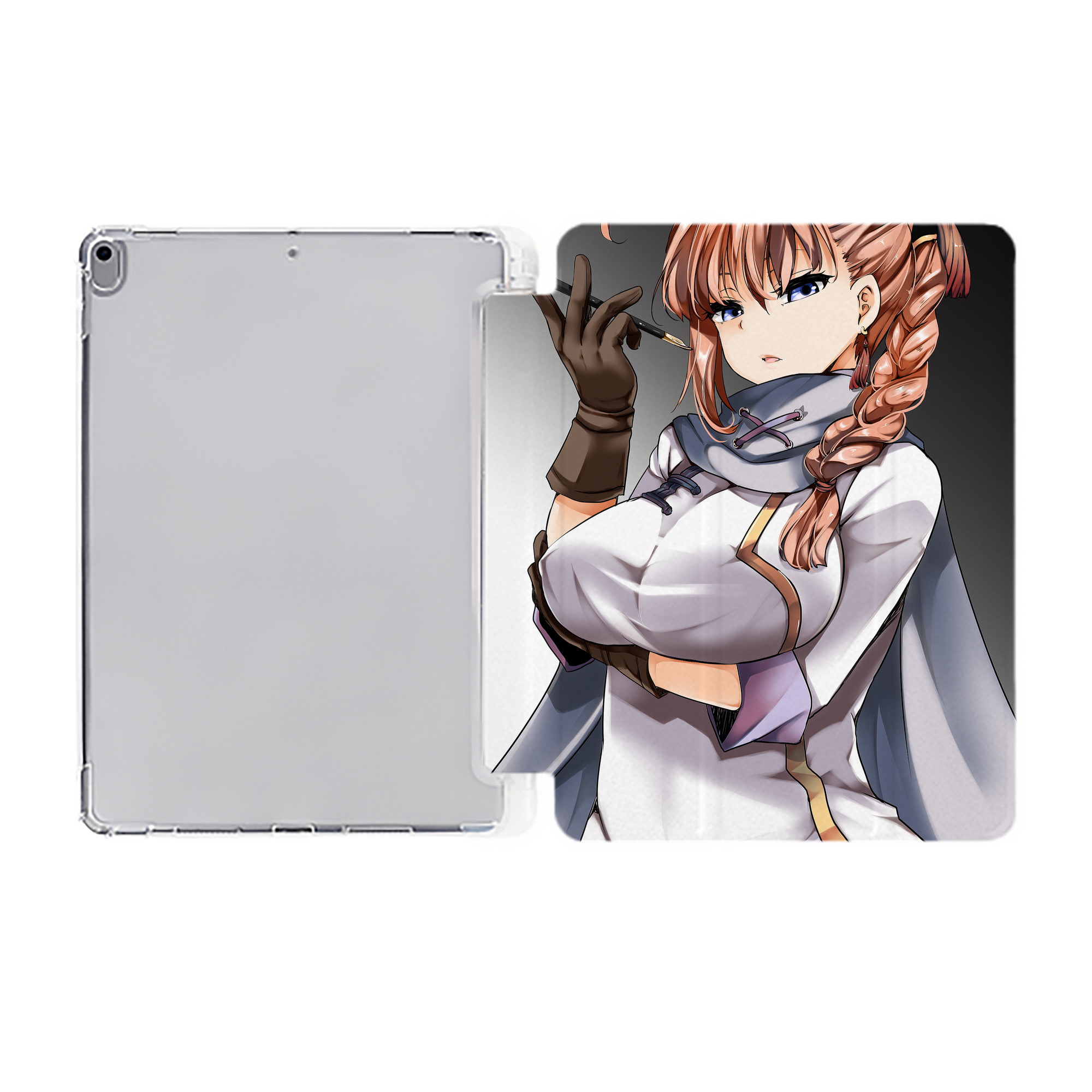 ぎんたま 坂田銀時（さかたぎんとき） 神楽 志村新八（しむら しんぱち） GINTAMA Sakata Gintoki Kagura Shimura Shinpachi IPad ケース ペン収納付き 三つ折りスタンド PUレザー×シリコン 対応機種9.5/10.5/10.9インチ